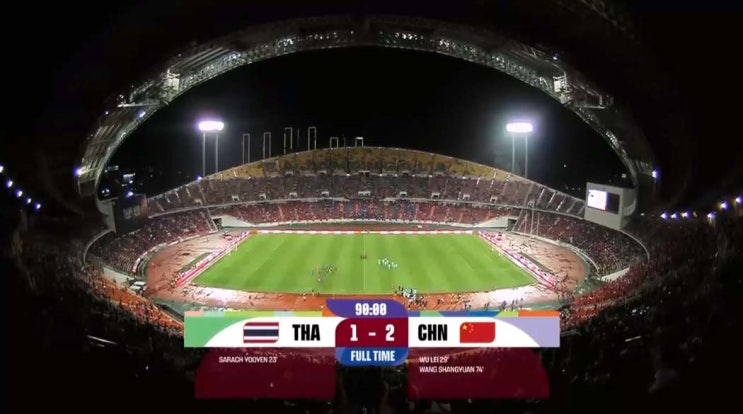 2026 FIFA 월드컵 아시아 2차예선 C조 1차전 태국 vs 중국