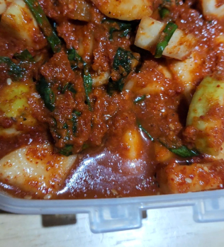 천수무 동치미 담는법 무농약 천수무 효능
