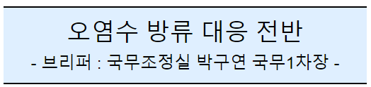 후쿠시마 원전 오염수 방류 관련 일일브리핑(105차) 후쿠시마 원전 오염수 방류 관련 일일브리핑(105차)