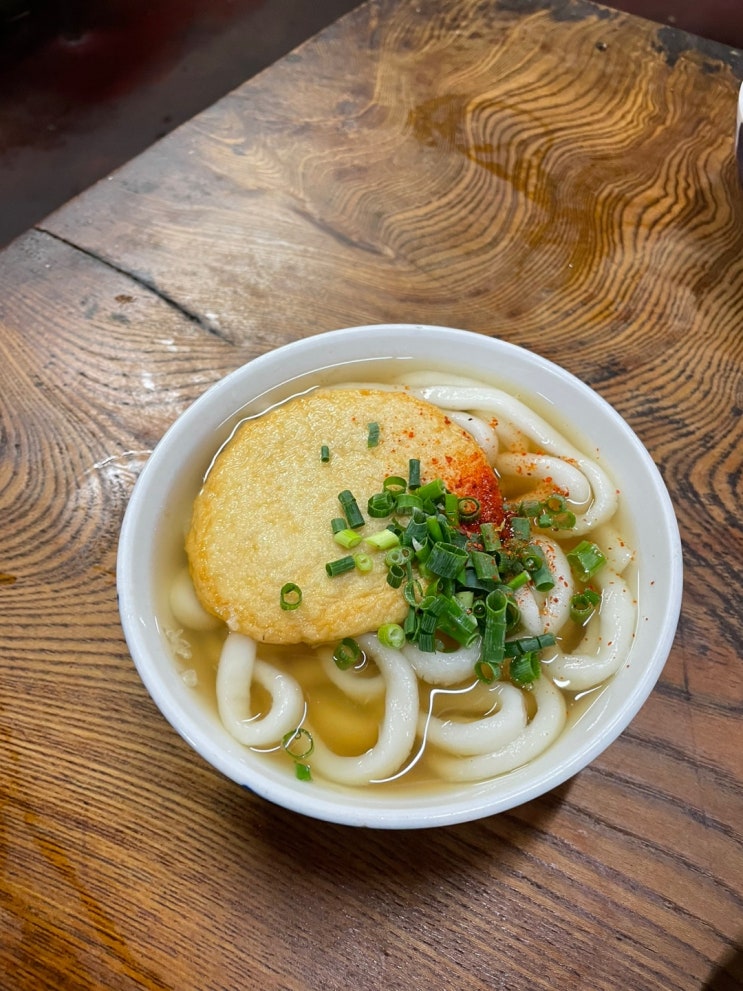  후쿠오카 부드러운 우동 맛집 "미야케우동" 주문방법! 마루텐우동 ,에비텐우동 ,고보텐우동