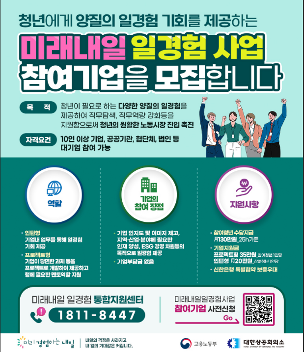 2023년 미래내일 일경험 사업 참여기업 상시모집 공고 2023년 미래내일 일경험 사업 참여기업 상시모집 공고