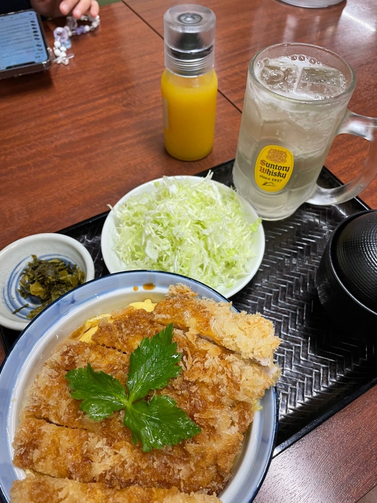  후쿠오카 텐진 돈까스덮밥 맛있는 "와카바" 이와타야백화점 쇼핑(셀린느,닷사이23,꼼데가르송)