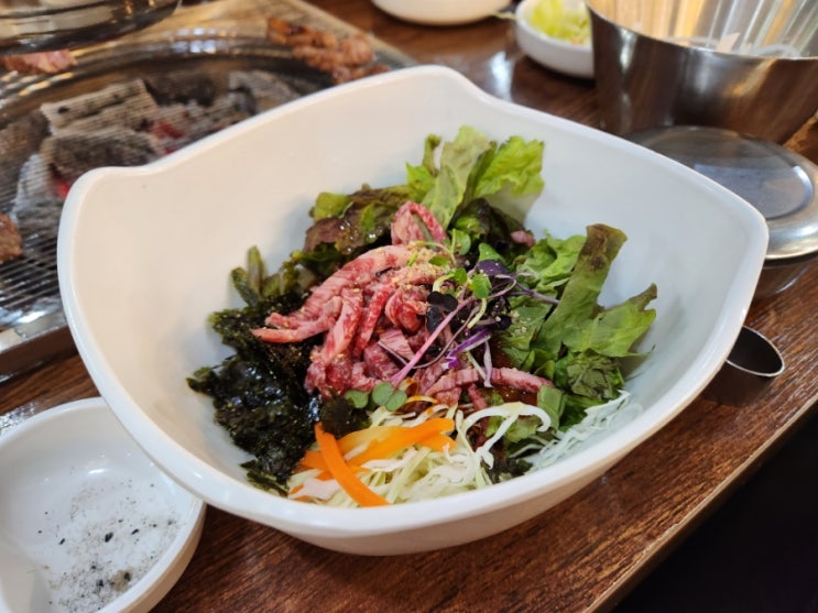 [서울-구로동] 점심특선(소갈비살&육회비빔밥), 밤새먹소 구로역점(구로동맛집)