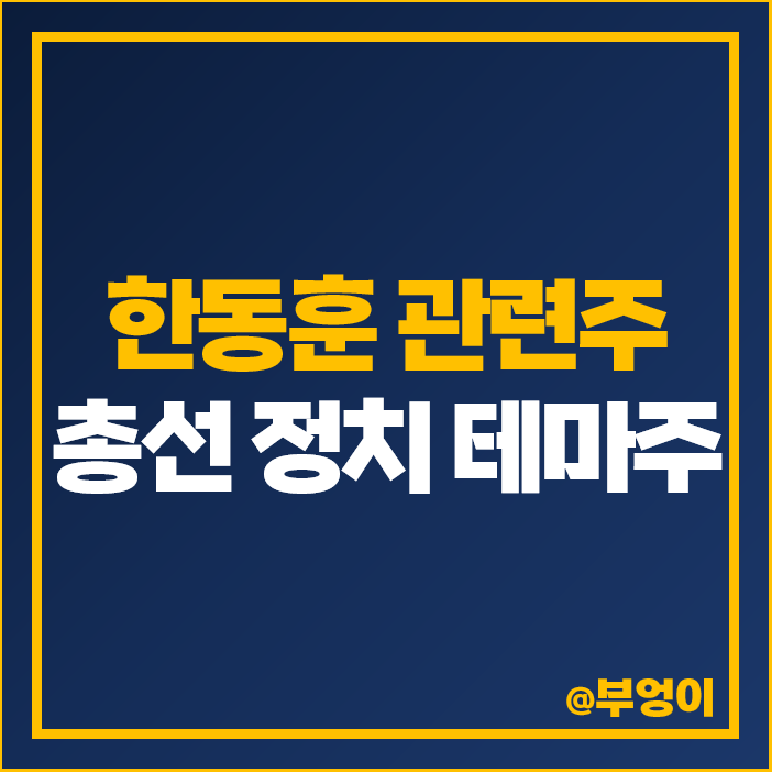 한동훈 관련주 총선 정치 테마주 대장주 주식 오파스넷 주가 한동훈 관련주 총선 정치 테마주 대장주 주식 오파스넷 주가