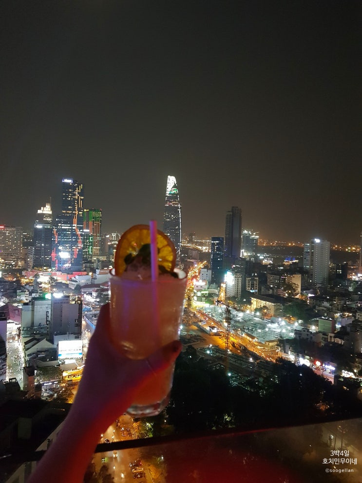  호치민여행 당일치기 Me Gustas Park View hotel 미 구스타스 파크 뷰 호텔, 벱메인, 칠 스카이 바