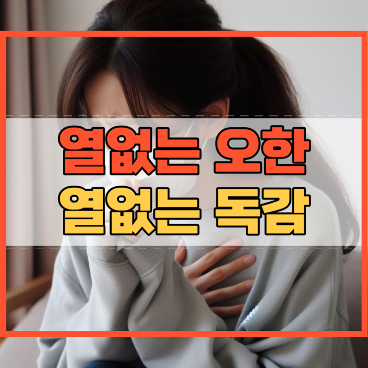  열없는 오한 및 독감 원인과 증상의 대처 방법!