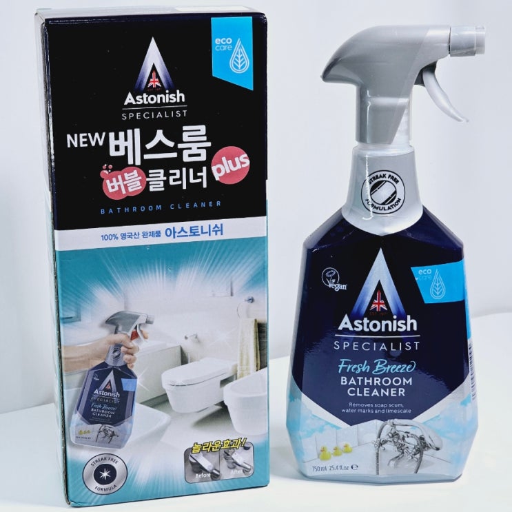  아스토니쉬 베스룸 버블 클리너 욕실 바닥 줄눈 청소