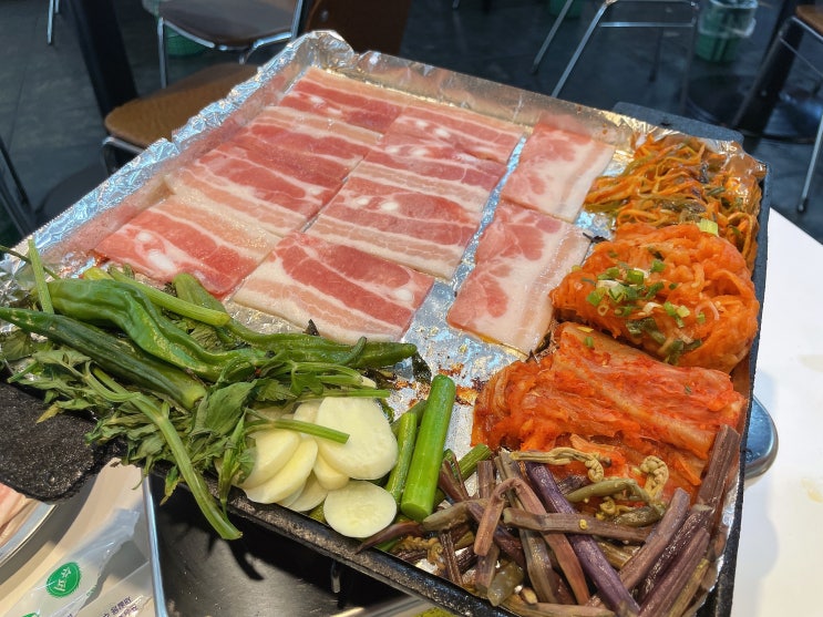 냉동삼겹살과 오돌갈비가 맛있는 강릉24시간식당 강릉 교동식당