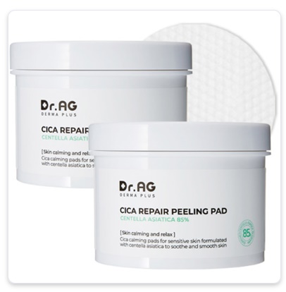 닥터에이지 시카 진정 필링패드, 2개, 120ml 닥터에이지 시카 진정 필링패드, 2개, 120ml
