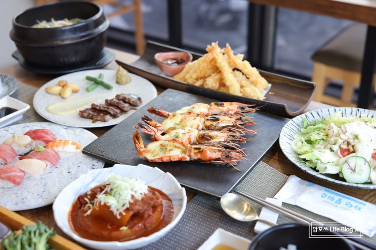  고급스런 디너코스요리 세종참치 마구로정
