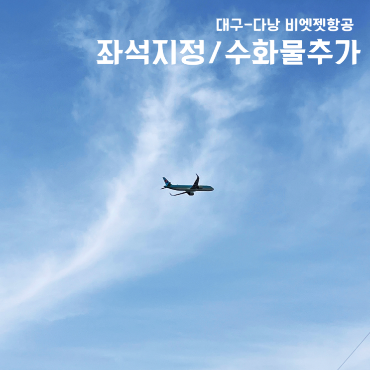  비엣젯항공 수화물 추가비용, 사전 좌석 지정까지 총정리