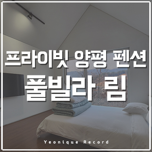  프라이빗 양평펜션 풀빌라림 302호 스파후기!