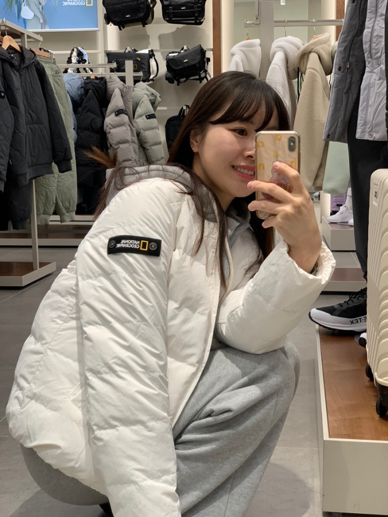 내셔널지오그래픽 경량패딩 헤론 7컬러 및 사이즈 비교