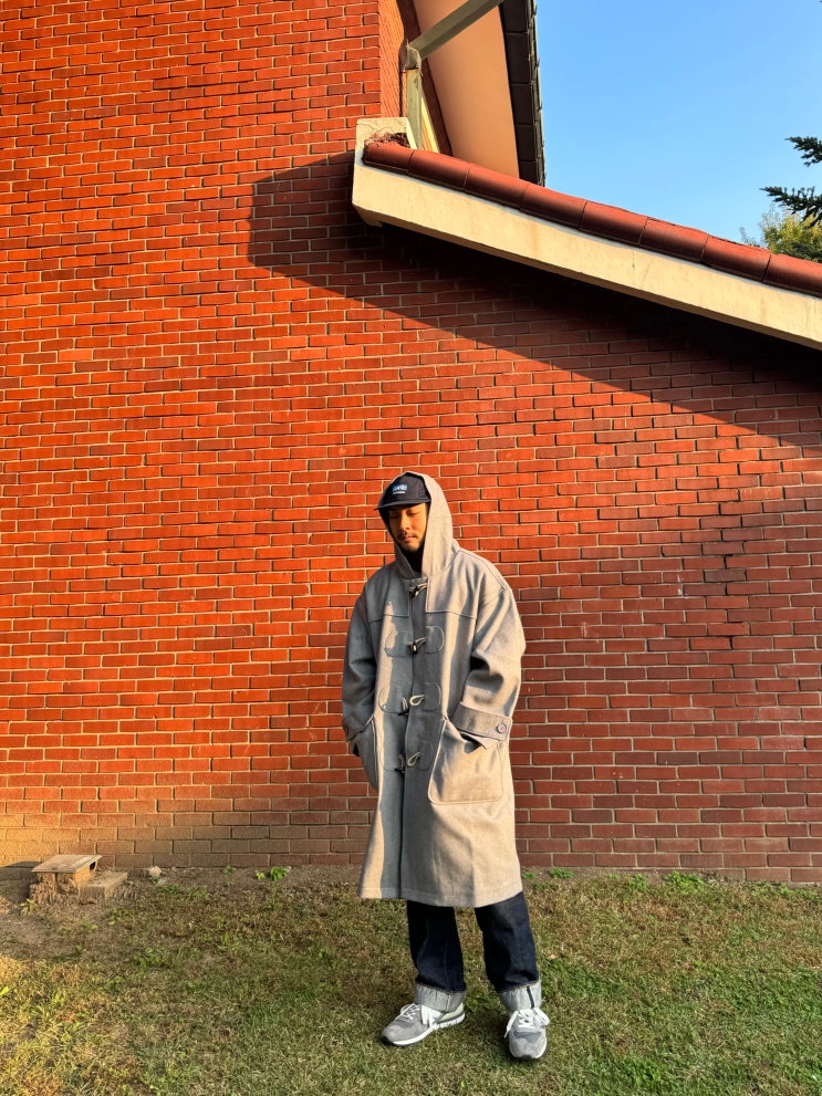  [OOTD] 벌스데이수트 더플코트,풀카운트0105,휴먼메이드 4패널캡,뉴발란스m990 (남자 코트 추천)