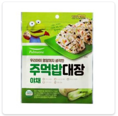풀무원 주먹밥대장 야채 30G 풀무원 주먹밥대장 야채 30G