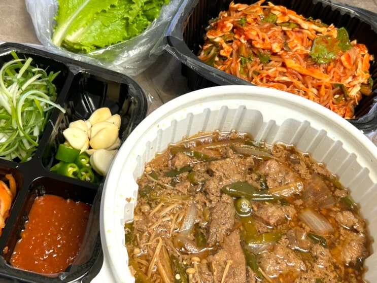  부평 물갈비 배달 맛집 용갈비 후기