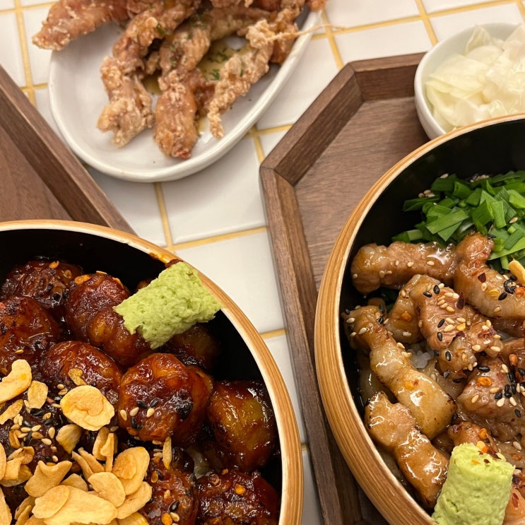  줄서서 먹는 성신여대 덮밥맛집 드디어 홍대 연남동 상륙 ️ 대창덮밥이 정말 맛있었던 연남동 맛집 한술식당 연남점