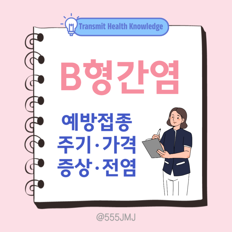 B형간염접종 간격 증상 전염 예방접종 주기 가격 및 실비 여부