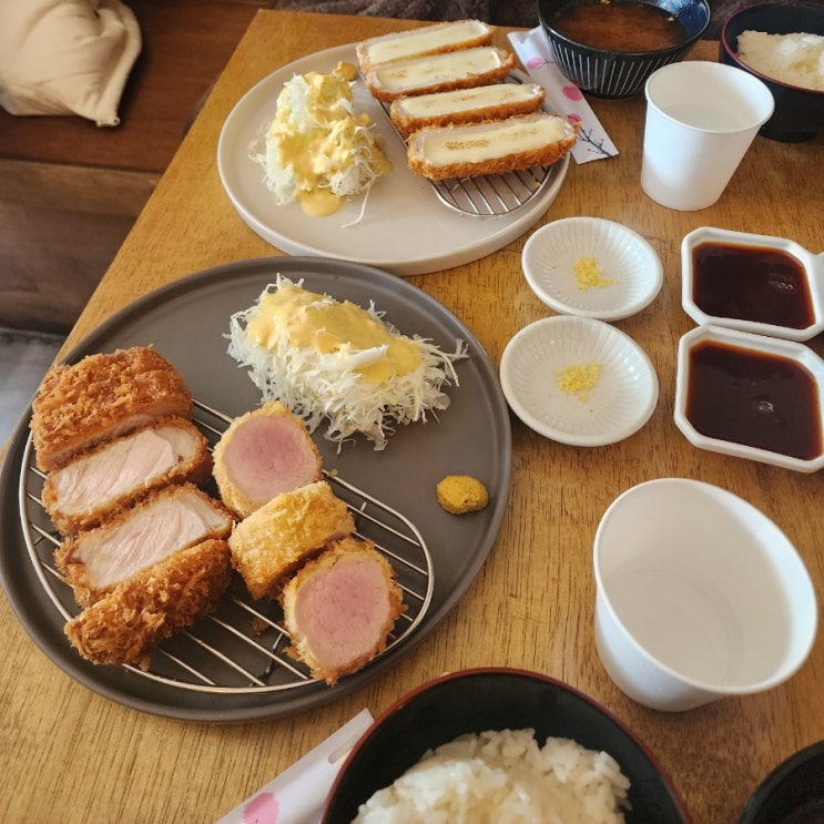  수원 행궁동 일식 돈카츠 맛집 하쿠 모듬카츠 치즈카츠