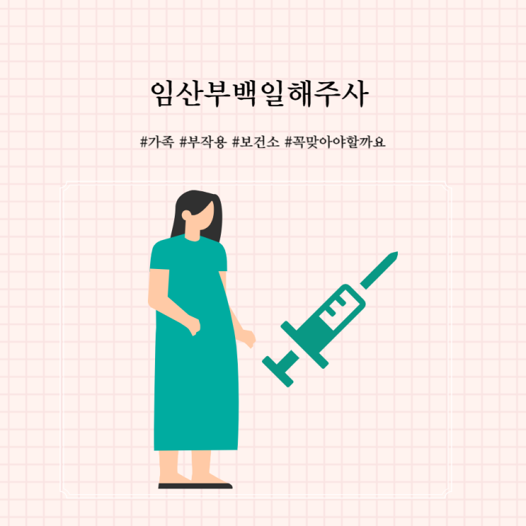  임산부백일해주사 보건소예방접종