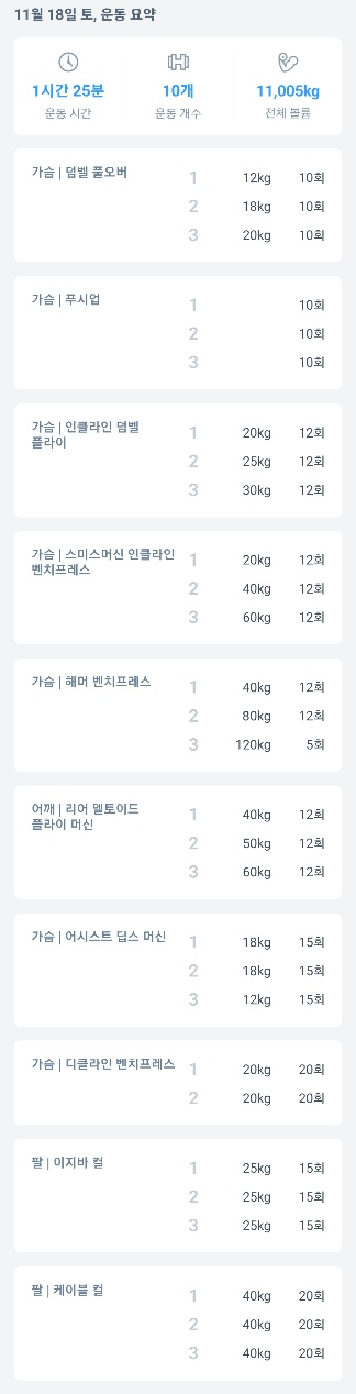  운동 일지#15