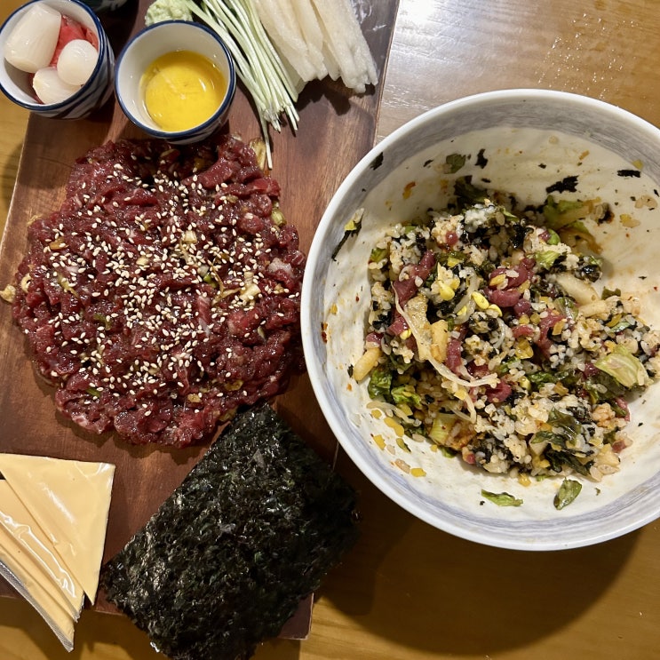 [대구 죽전 맛집] 신선한 육회와 뭉티기가 있는 동네 술집 “죽전육회”