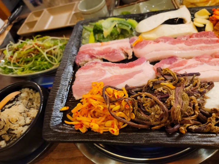  오송고기집 진도삼미집 오송삼겹살맛집 후기