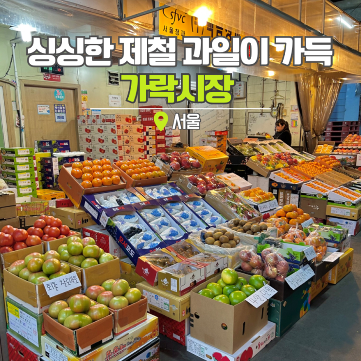 송파 가볼만한곳 가락시장 서울 재래시장 투어