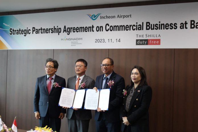 신라 면세점 인도네시아 바탐공항 입점 mou 체결