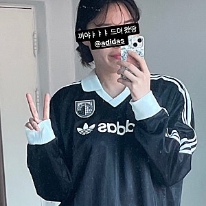 Adidas football long sleeve t-shirt black us size L-XL 아디다스 풋볼 롱 슬리브