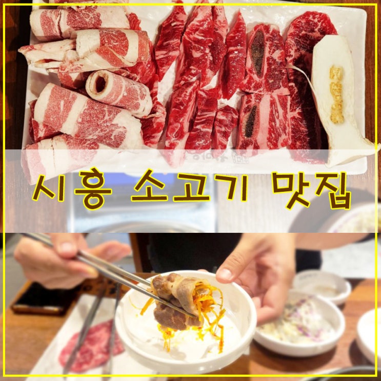  시흥 소고기 맛집  가성비 좋은 고기를 즐길 수 있었던 "한마음 정육 식당 장곡역점"