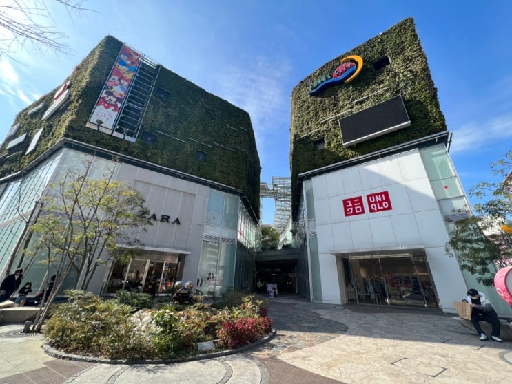  [일본 후쿠오카] 하카타 대표 쇼핑몰 캐널시티(유니클로, 자라, ABC마트, H&M)