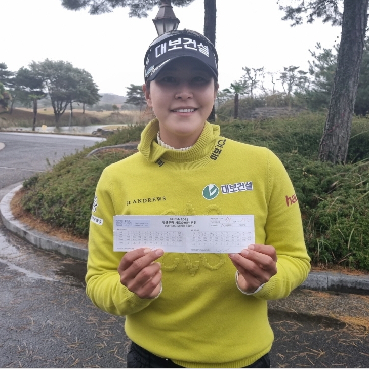 KLPGA 2024 정규투어 시드순위전, 통산 5승 거둔 김지현 무안CC에서 수석 차지!