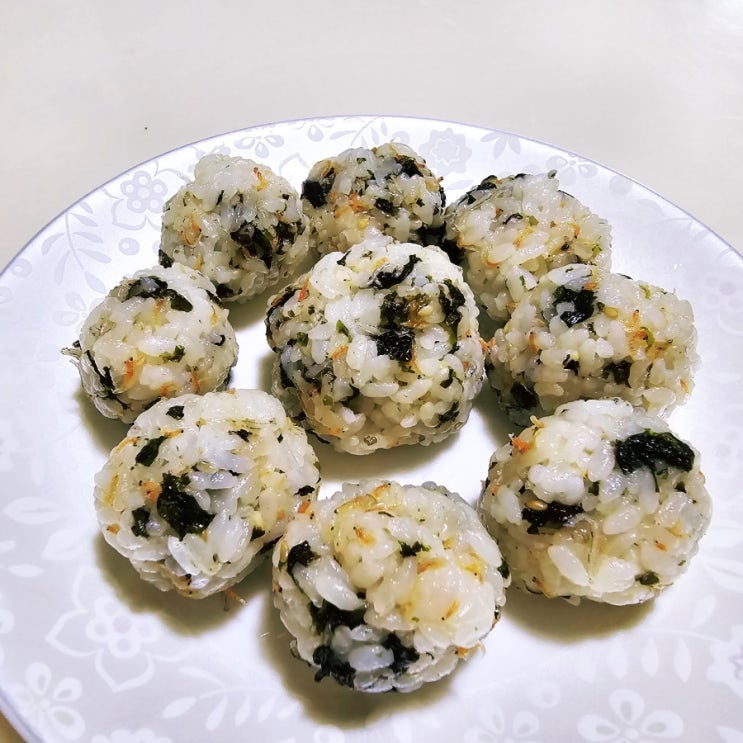  영양가득 삼천포 밥새우 주먹밥 레시피 성장기 아이 간식 만들어주세요!