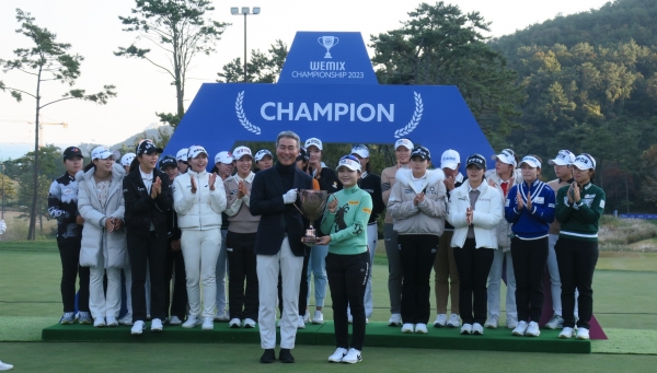 <b>이예원</b>, <b>KLPGA</b> 투어 '위믹스 챔피언십 2023' <b>우승</b>