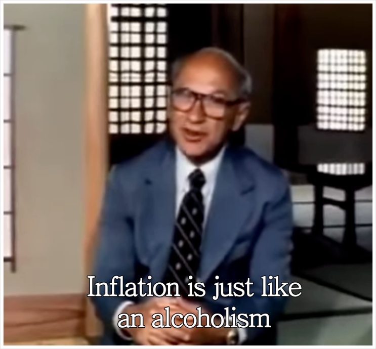 밀턴 프리드먼 - 인플레이션은 알콜중독과 같다 (통화주의, 신자유주의, 교훈)