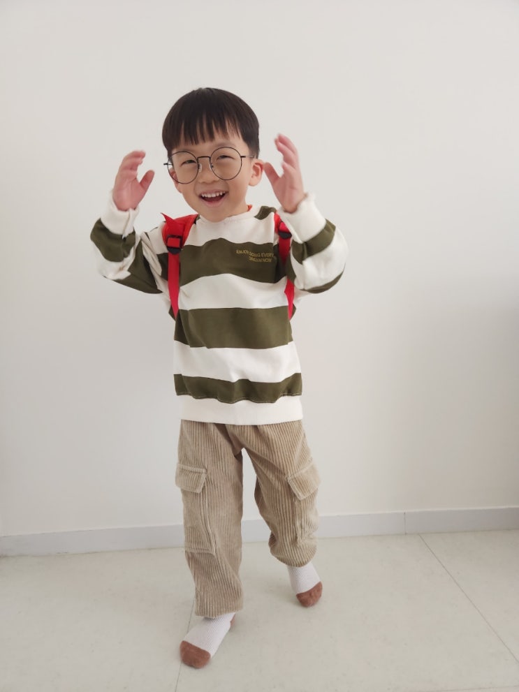  어린이집 겨울 등하원룩 자라 키즈 116, 4살 후기 (온라인 구매 환불 교환팁)