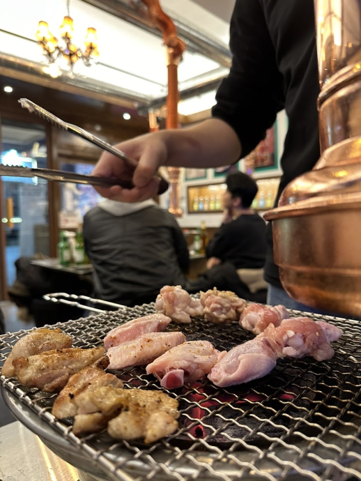  김해 삼계 맛집 뚝방닭구이 숯불이 제대로다