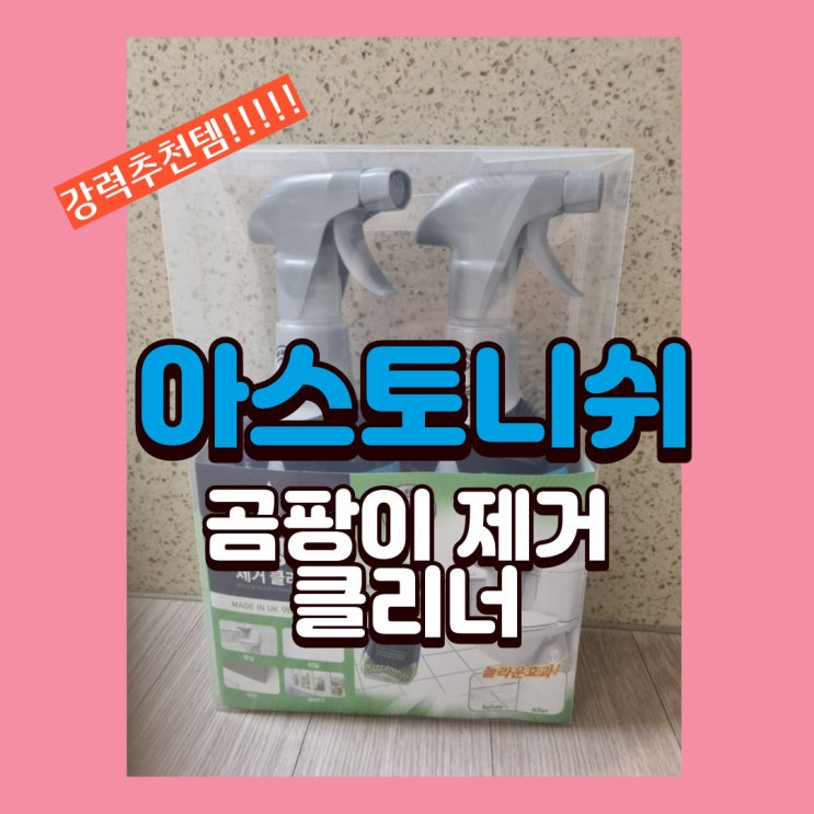  트레이더스추천 아스토니쉬 곰팡이 클리너 강력해!!(내돈내산)