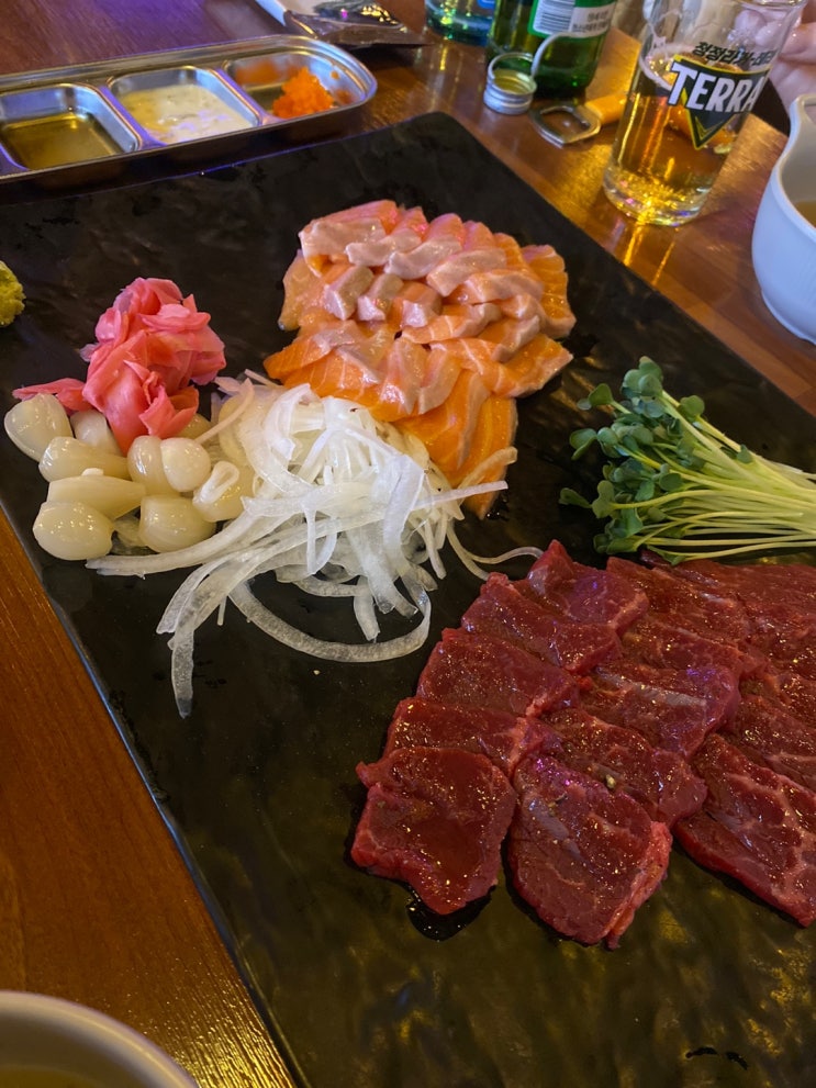  개봉역 맛집 육사시미 연어 맛있는 개봉동 술집 육연사