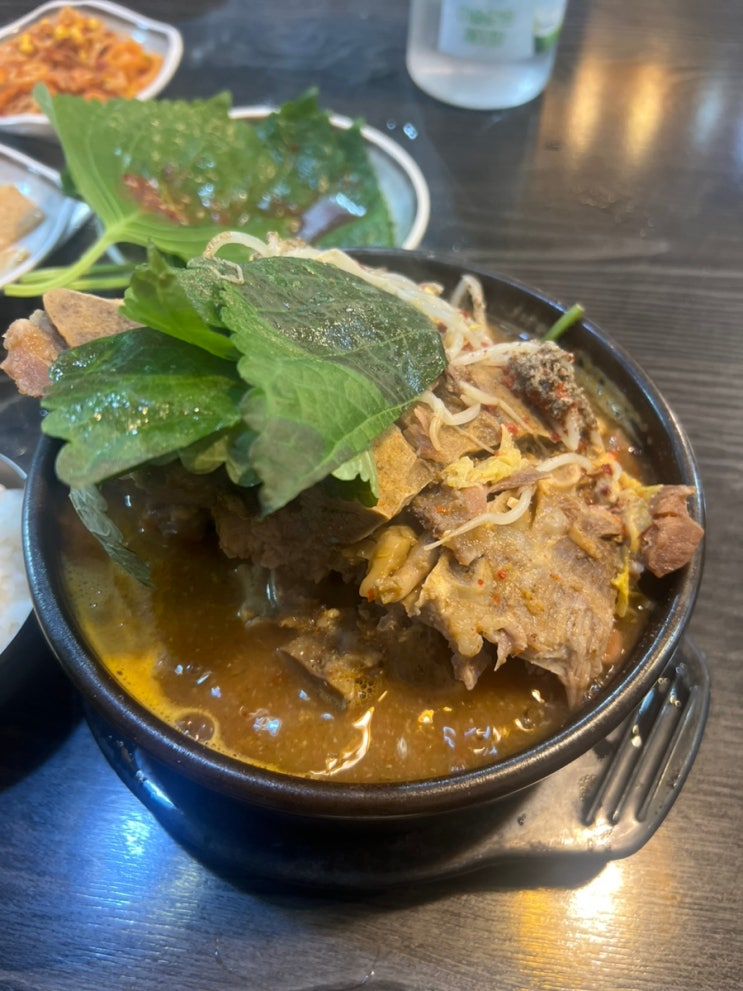  인천 강남시장 뼈해장국 맛집 강남식당