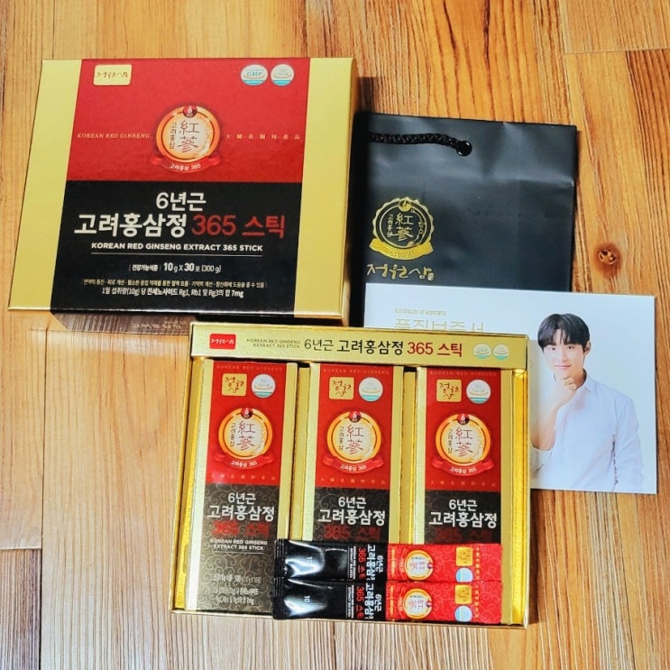  "면역력 증진" 정원삼 6년근 고려 홍삼정 365스틱 후기 (feat. 봄님의 22번째 이벤트 당첨)