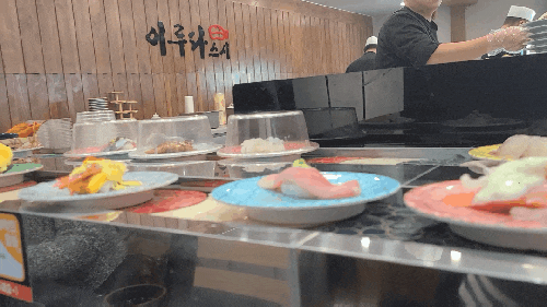  서귀포 중앙동 회전초밥 '이루다스시'