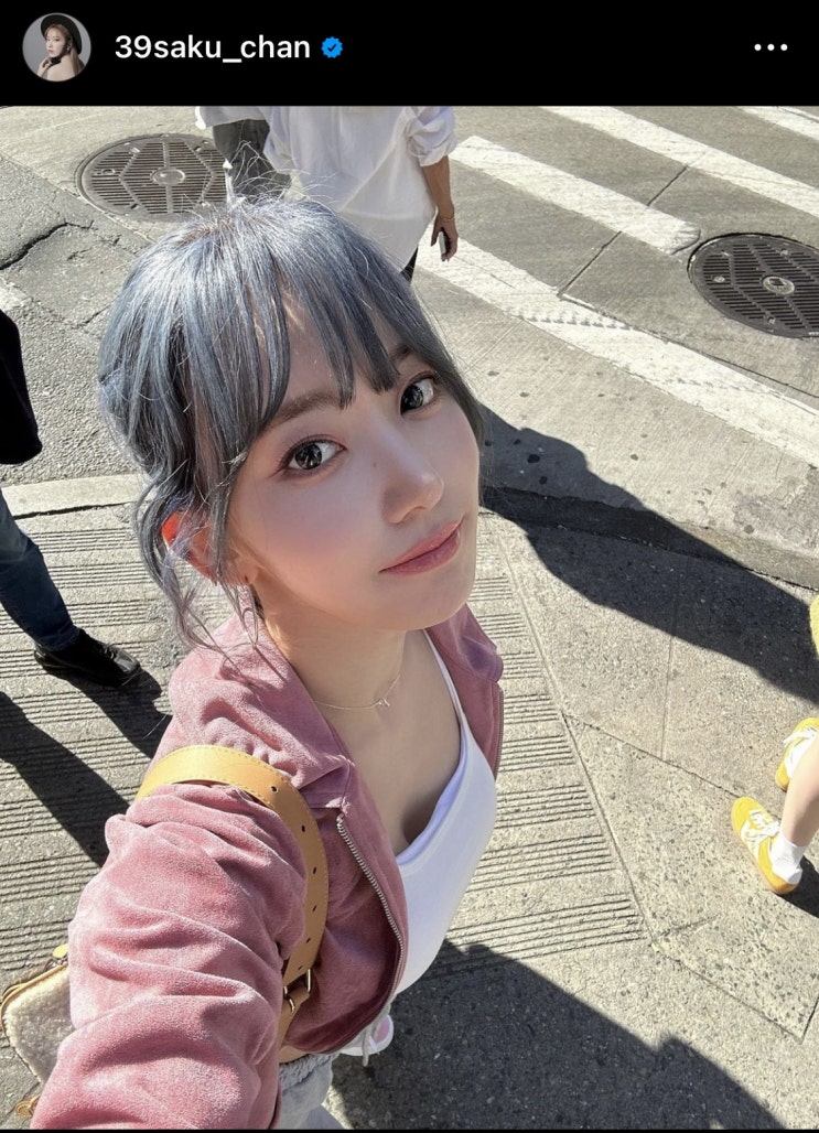  여자 염색 추천 사쿠라 연예인 에쉬그레이 컬러
