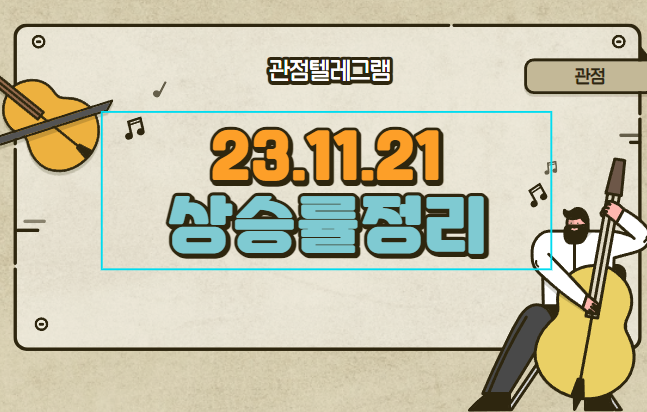 11월 21일 상승률정리 (디티앤씨.위니아에이드.에코프로머티리얼.칩스앤미디어.인트론바이오.체리부로.에이치와이티씨.오픈놀.유비온.한싹.케이옥션.엔젯.동일철강.비상교육.세경하이테크) 11월 21일 상승률정리 (디티앤씨.위니아에이드.에코프로머티리얼.칩스앤미디어.인트론바이오.체리부로.에이치와이티씨.오픈놀.유비온.한싹.케이옥션.엔젯.동일철강.비상교육.세경하이테크)