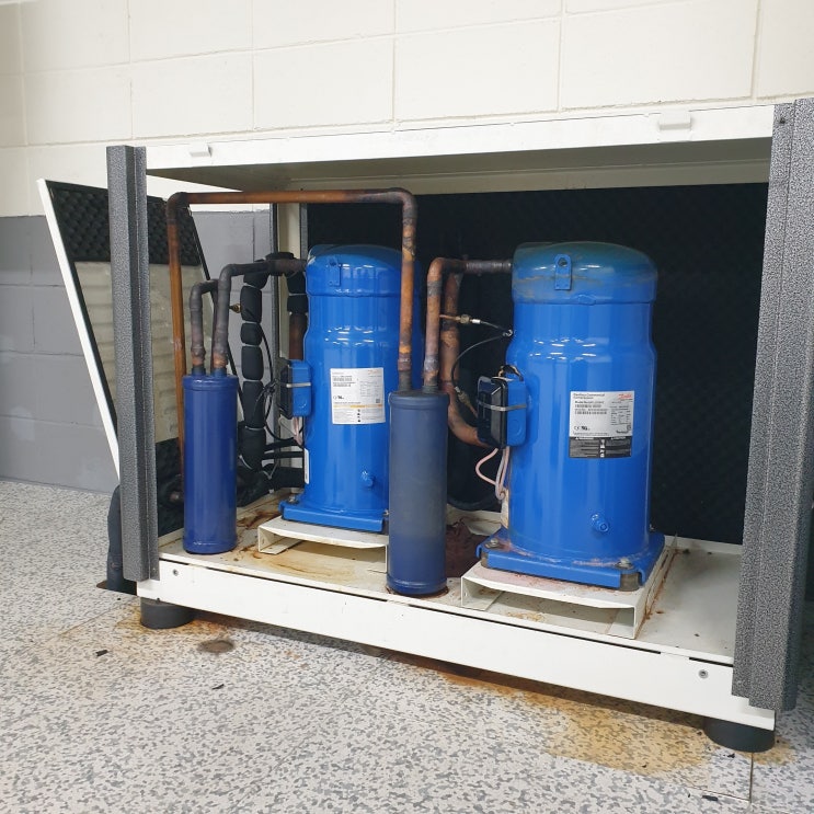 연구실 전산실 항온항습기 Compressor,유분리기,드라이어 필터 교체