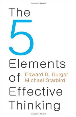생각하고 생각하고 또 생각하라 효과적인 사고의 5가지 원리 5 elements of effective thinking