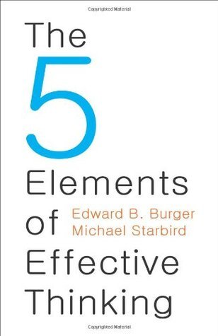 생각하고 생각하고 또 생각하라 효과적인 사고의 5가지 원리 5 elements of effective thinking