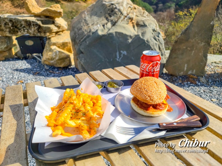  강원도 평창 현지인 맛집 청옥산 산너미목장 캠핑장 내 수제버거 맛집