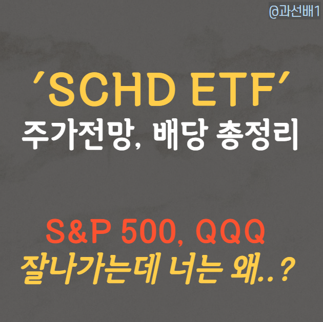  SCHD ETF - 주가 하락은 곧 배당률의 상승